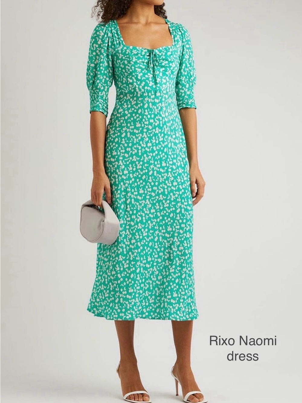 RIXO Naomi Floral Midi Dress XS/2